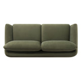Contemporary living room sofa made from solid teak wood