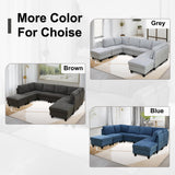 contemporary fabric sectional sofa dark gray
