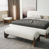 luxury wooden bench for bedroom decor