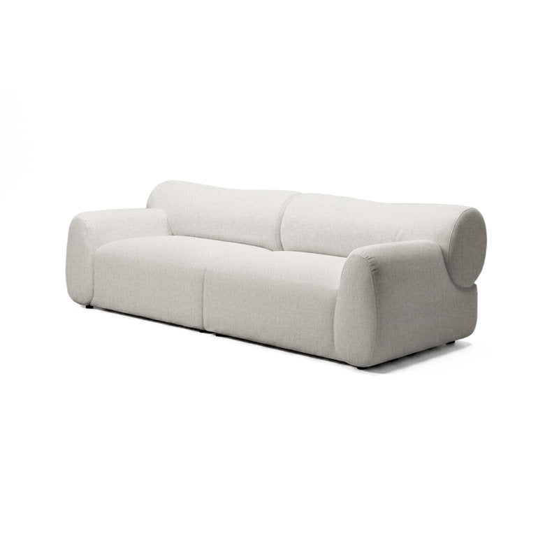 Minimalist beige sofa for modern home interiors