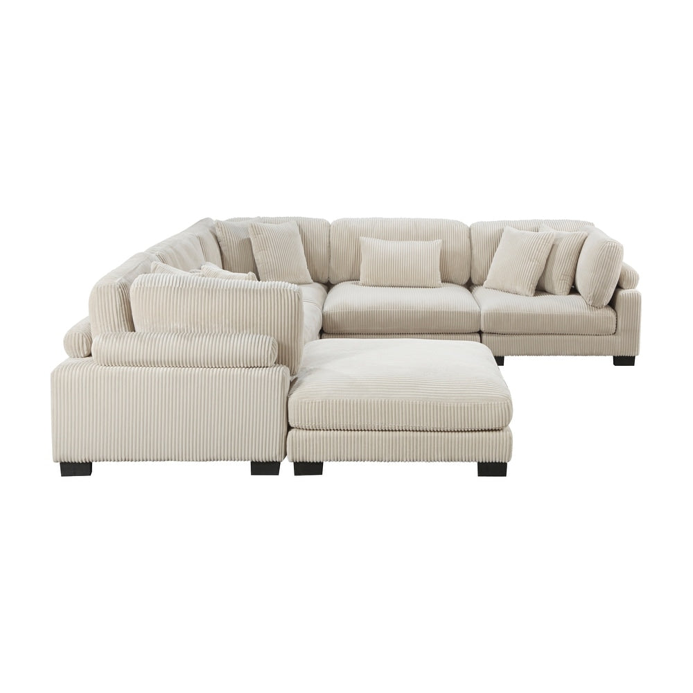 Large modern living room sofa set