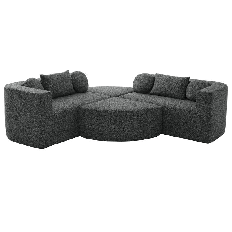 Designer rounded sofa for modern home décor