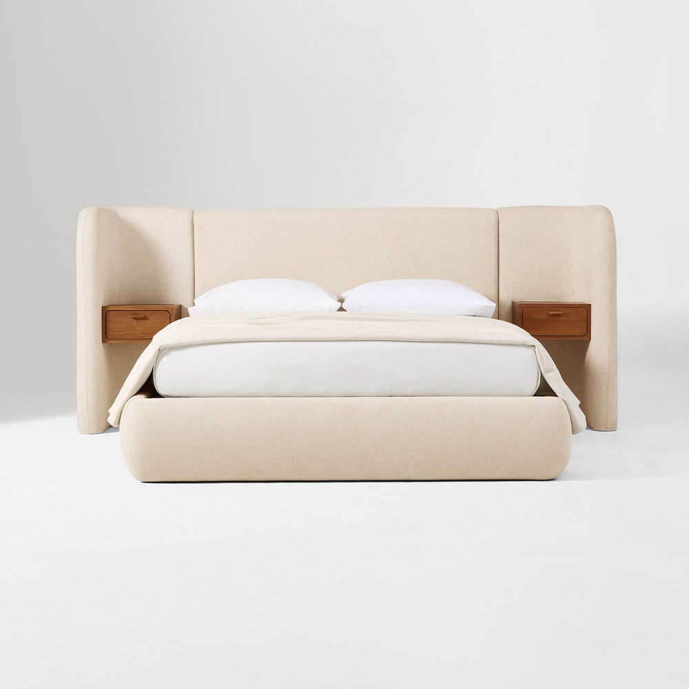 Luxury bedroom furniture crafted from teak wood