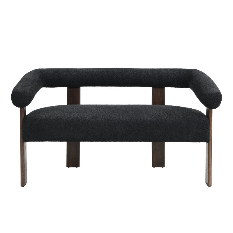 teak wood living room sofa
