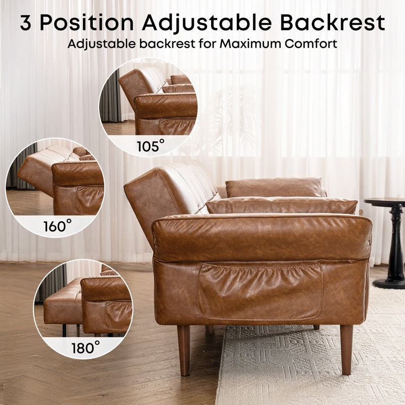 Luxury 3 seater leather sofa by Sky Rise Decor Furniture
