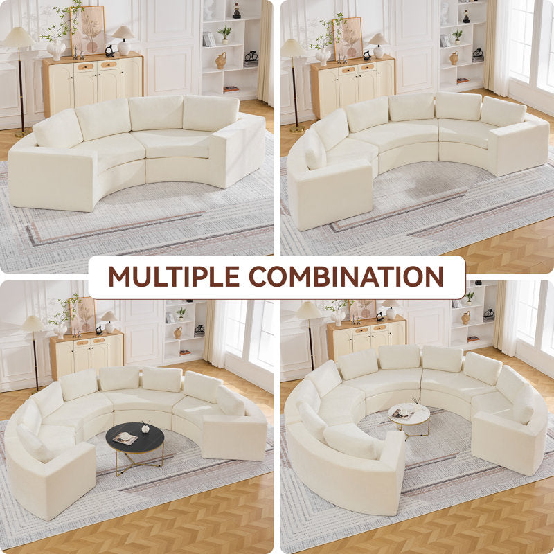 Modern handcrafted teak wood sofa