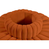 Contemporary pumpkin lounge sofa for living room