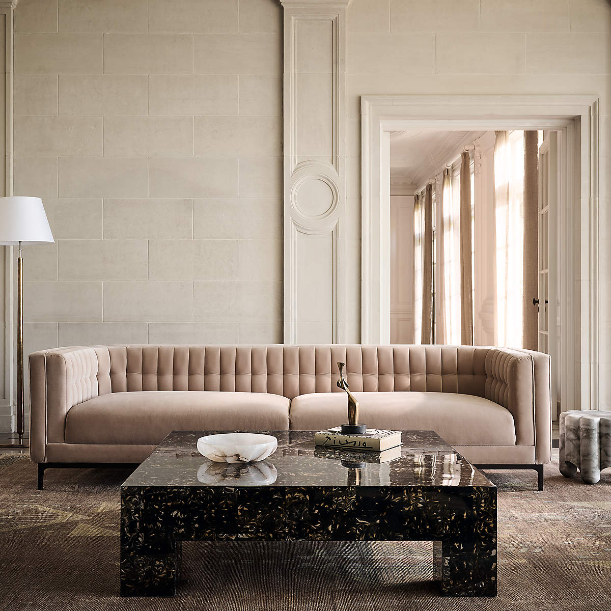 Premium handcrafted teak wood sofa for modern interiors