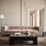 Premium handcrafted teak wood sofa for modern interiors