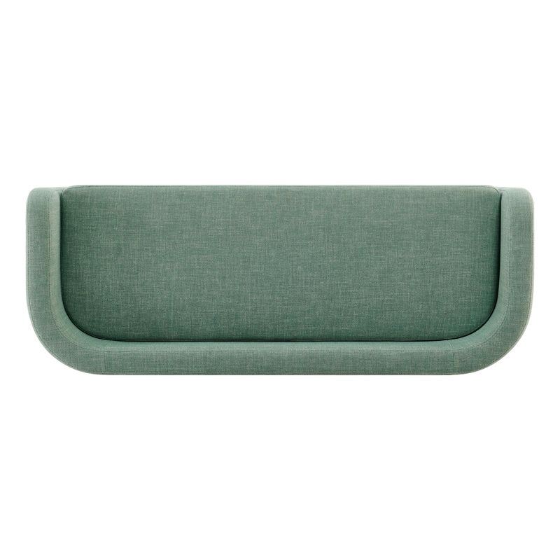 contemporary velvet bench seating