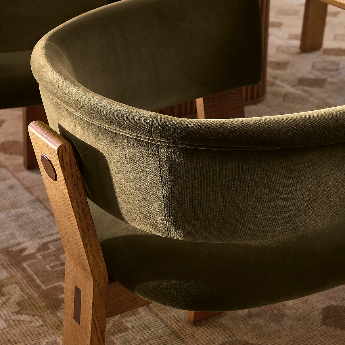 Designer teak wood chair for luxury interiors