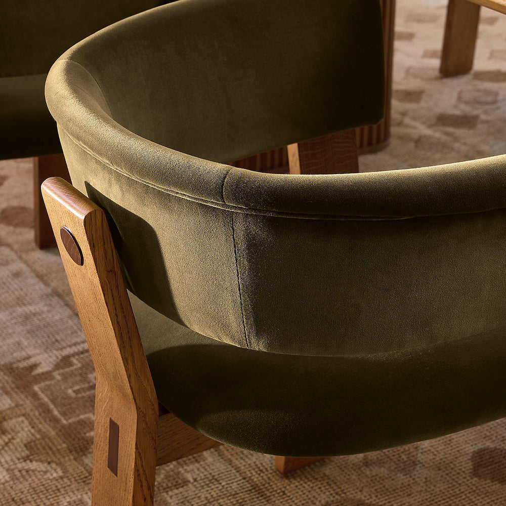 Designer teak wood chair for luxury interiors