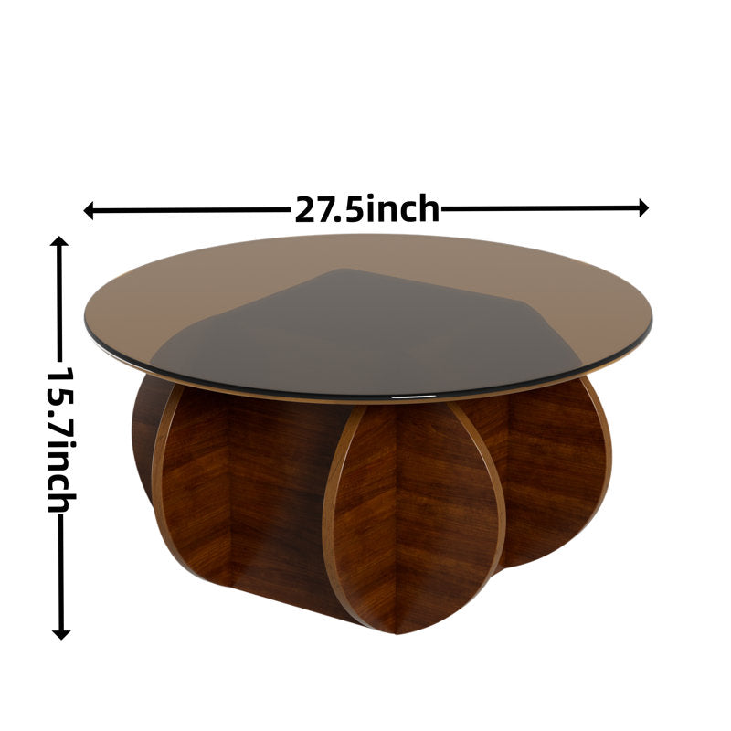 Elegant teak wood coffee table for home décor