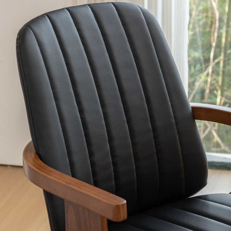 Luxury teak wood dining chair set with cushioned seat