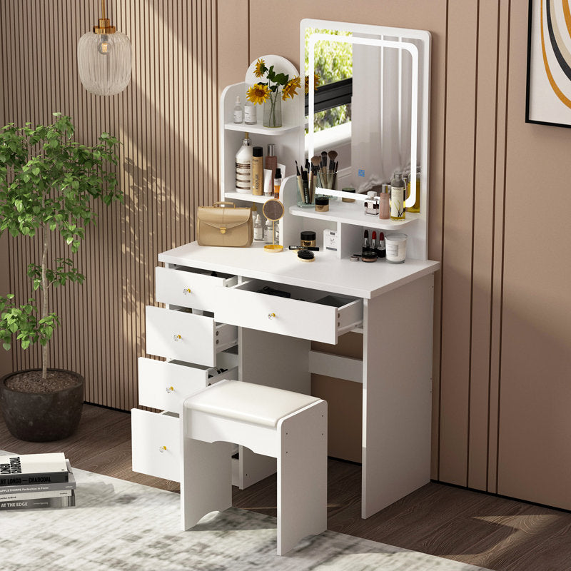 modern dressing table with LED mirror India
