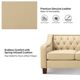Modern 3 seater tufted sofa for living room