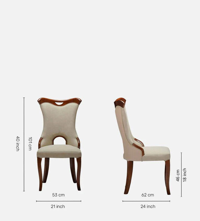 Luxury dining room furniture set in teak wood finish