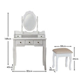 compact vanity desk for bedroom