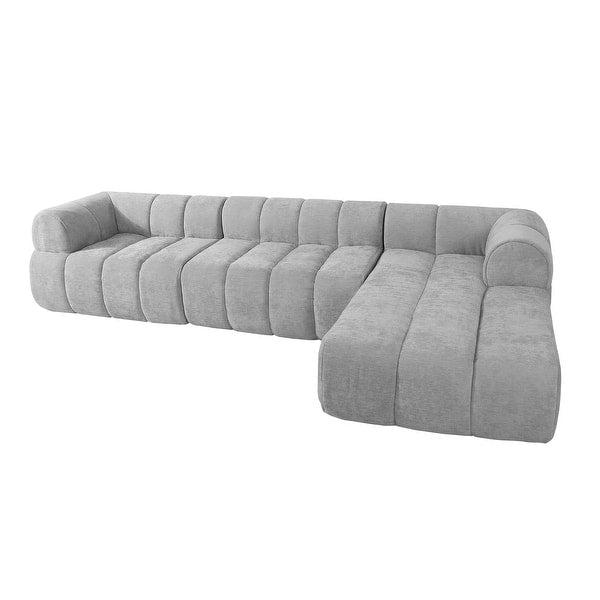 Luxury modular sofa with deep seating comfort