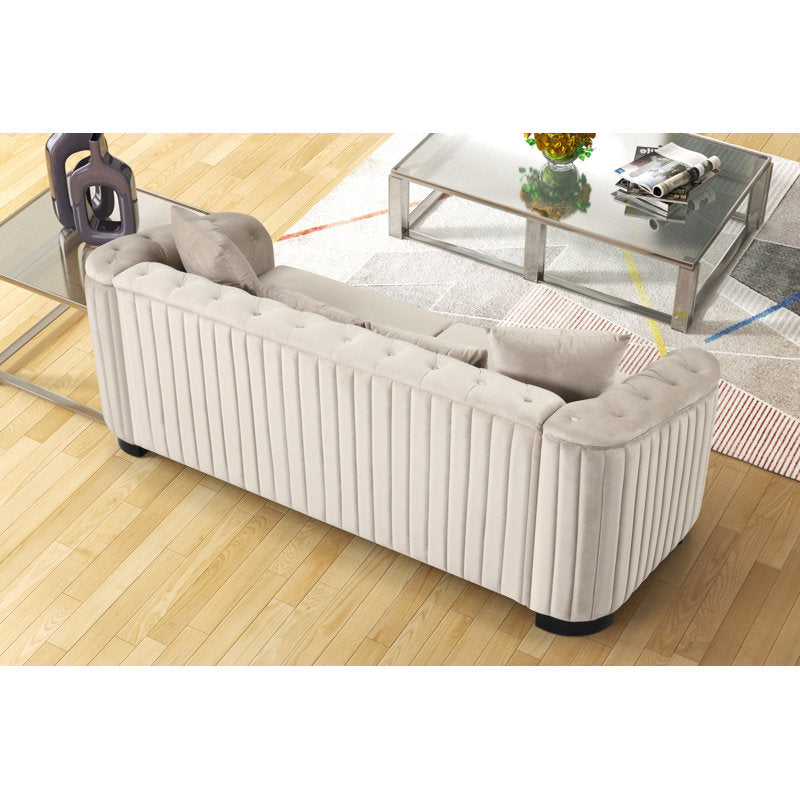 Premium tufted sofa set for home décor