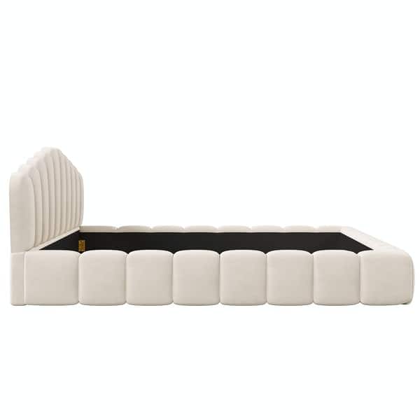 Modern bedroom furniture upholstered platform bed