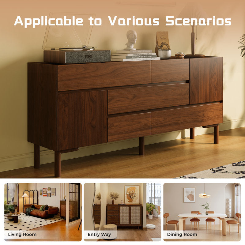Mid-century modern wooden storage unit