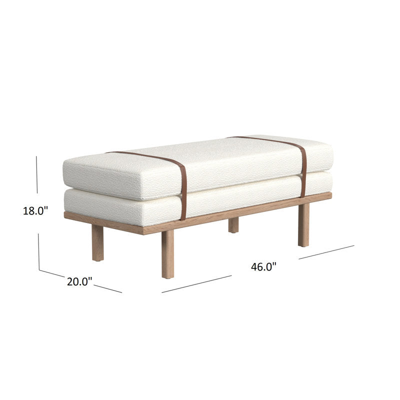 minimalist entryway bench teak wood