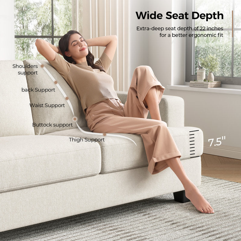 Comfortable teak wood sofa set