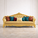 Versailles Royale 3 Seater Sofa – Gold Edition