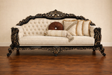 Versailles Royale 3 Seater Sofa – Noir Gold Edition