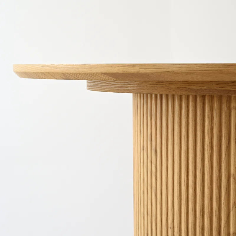 Elegant dining room furniture with soft neutral tones