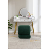 Designer upholstered accent chair solid teak wood