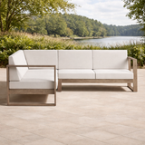 Modern Sectional Sofa L-Shape Patio Couch | Sky Rise Decor