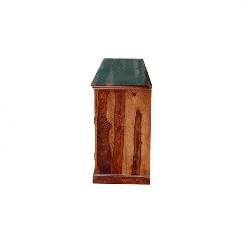 Rustic modern wooden sideboard for dining room storage