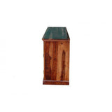 Rustic modern wooden sideboard for dining room storage