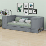 Premium teak wood daybed with storage drawers
