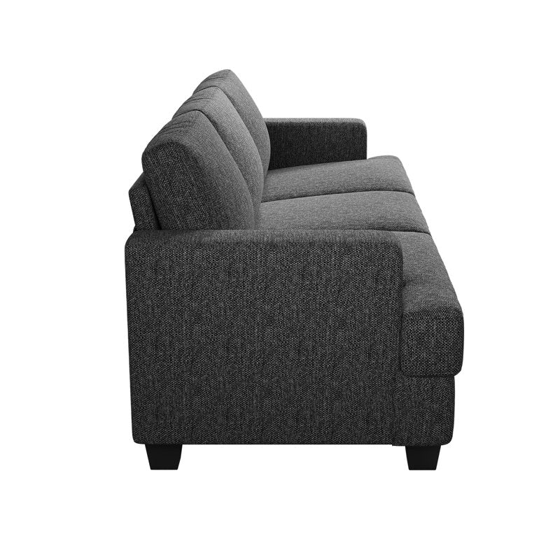 Solid teak wood upholstered sofa set