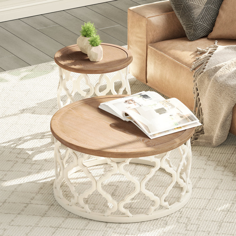 Contemporary teak wood bedside end table