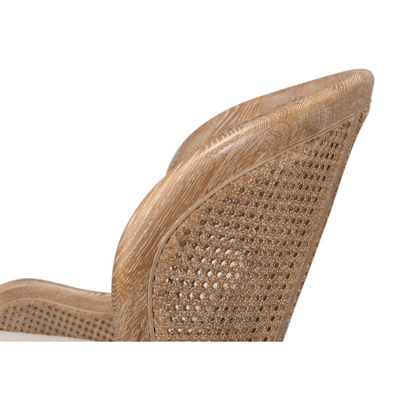 Premium cane and teak wood reading chair