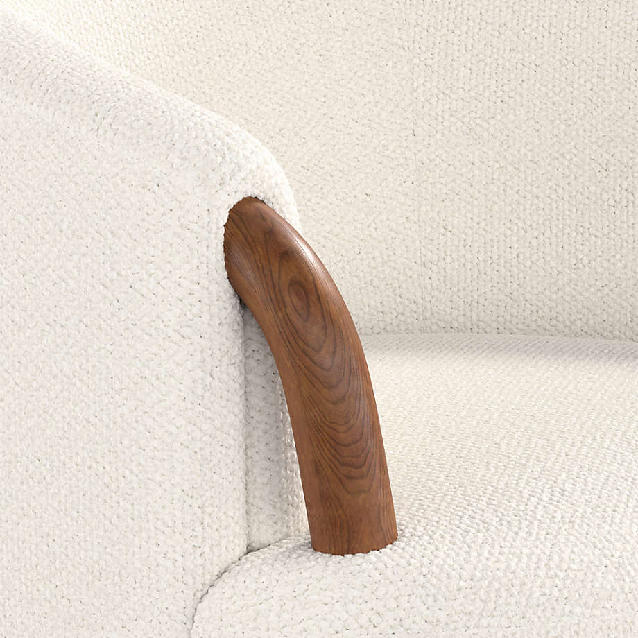 Modern living room swivel armchair