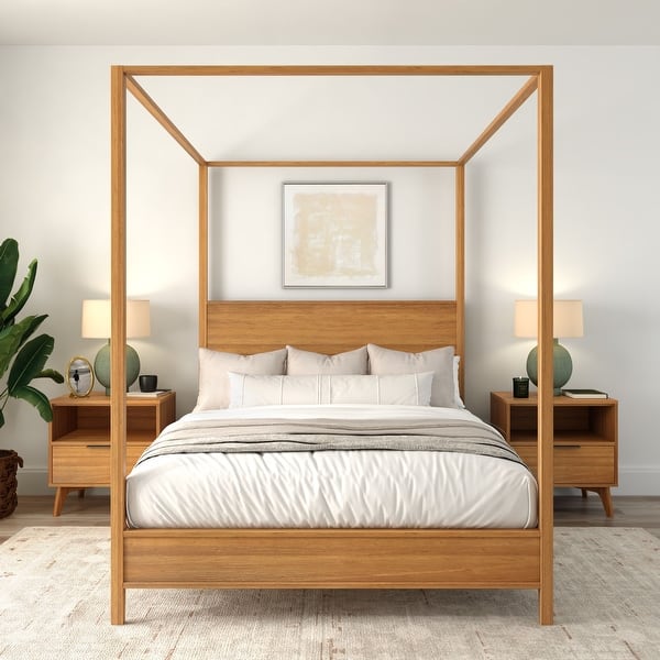 Elegant teak wood bedroom furniture