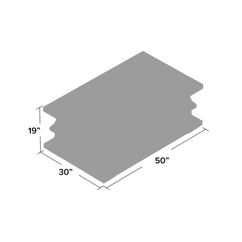 Elegant solid wood coffee table for living room