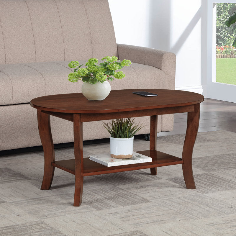 Handcrafted teak wood hallway console table with elegant curved legs