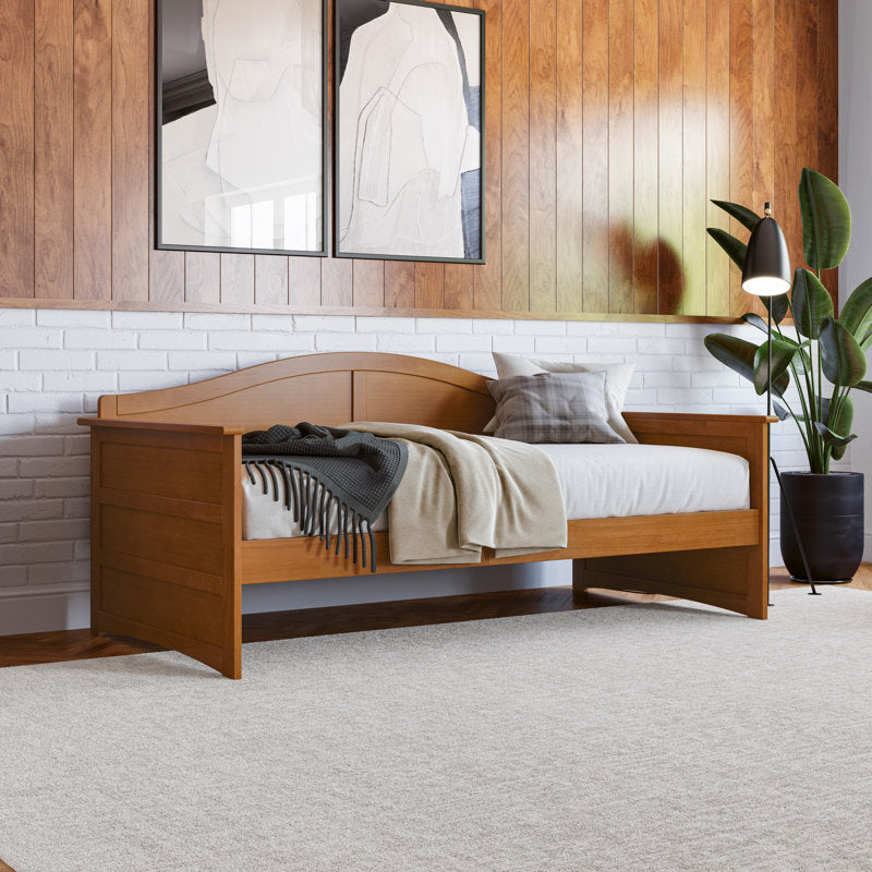 Modern wooden daybed made of teak wood