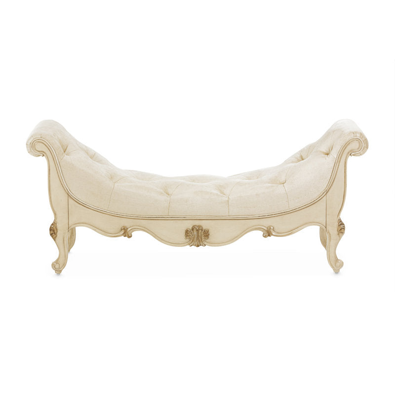 Luxury Bedroom Teak Wood Chaise Sofa