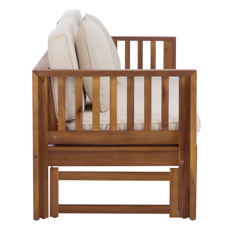 Sky Rise Decor teak wood lounge daybed