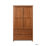 Premium teak wood storage cabinet with drawers