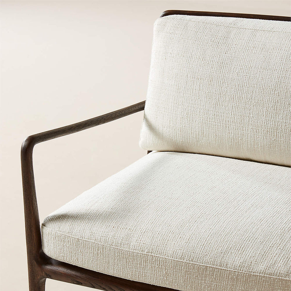 Handcrafted teak wood armchair for home décor