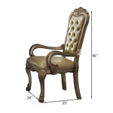 Classic European style teak wood dining room set
