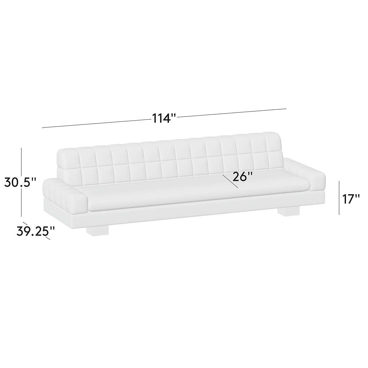 Elegant beige upholstered sofa with solid teak wood frame